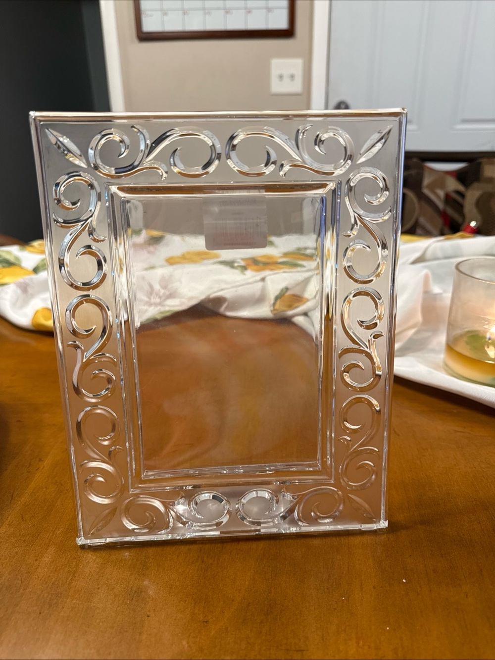 Marquis by Waterford Arabesque Crystal Picture Frame 4x6 Germany